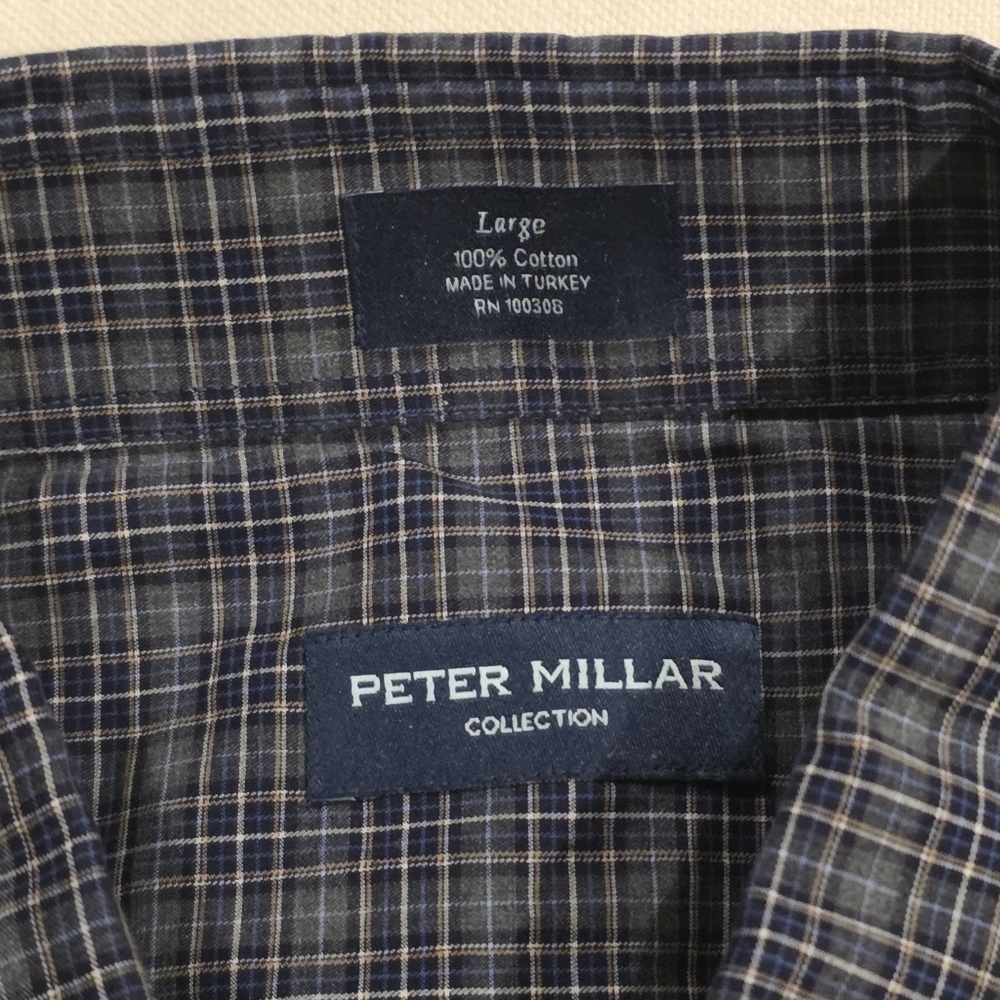 Peter Millar Collection Button Down L - image 3